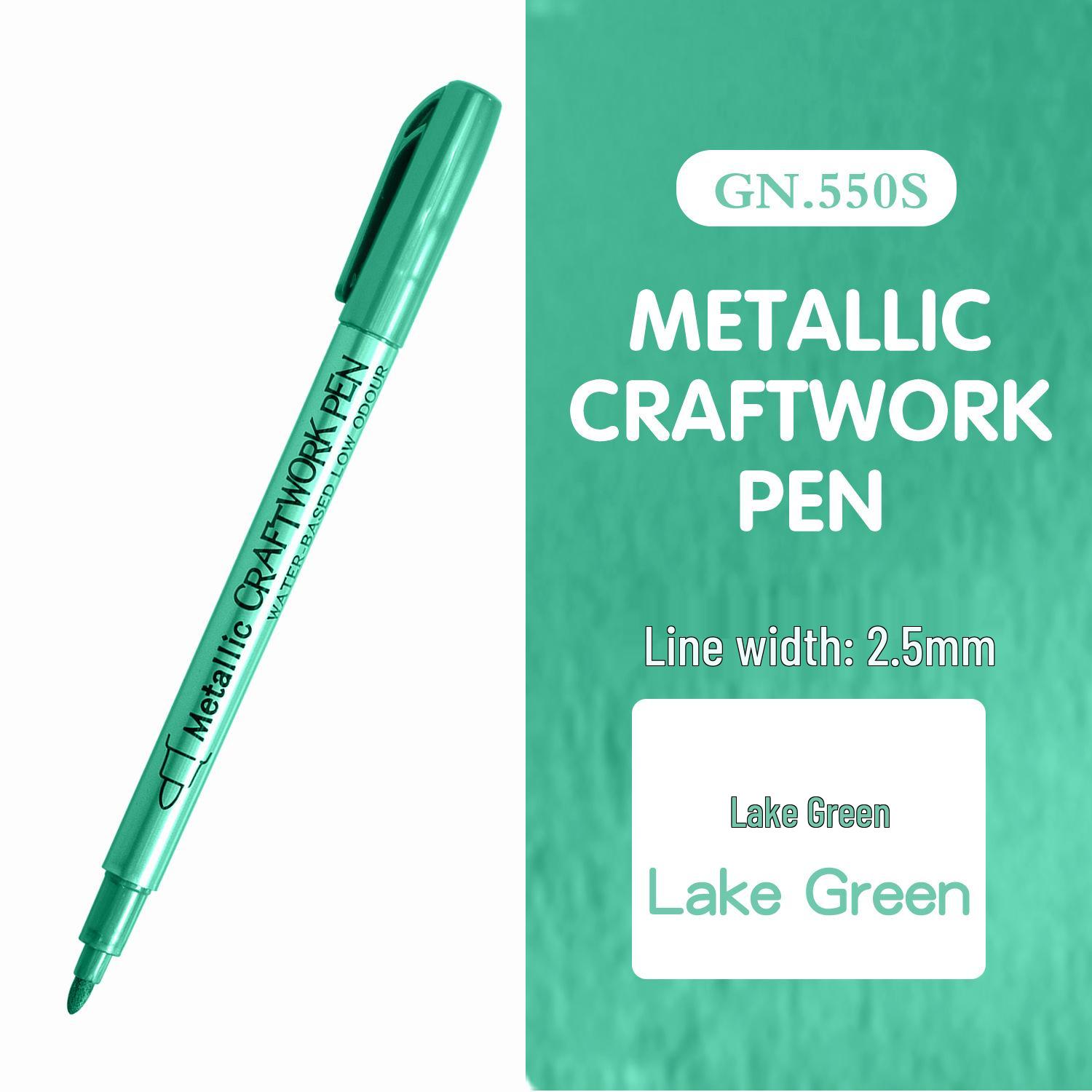 

Waterproof Metallic Craft Pen for Cards, DIY, Doodling, and Albums