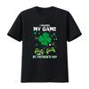 Spiel pausiert St. Patrick's Saint Patty's Gamer Jungen Kinder Männer T-Shirt vintage gewaschen Designerkleidung Oberteil für den Alltag