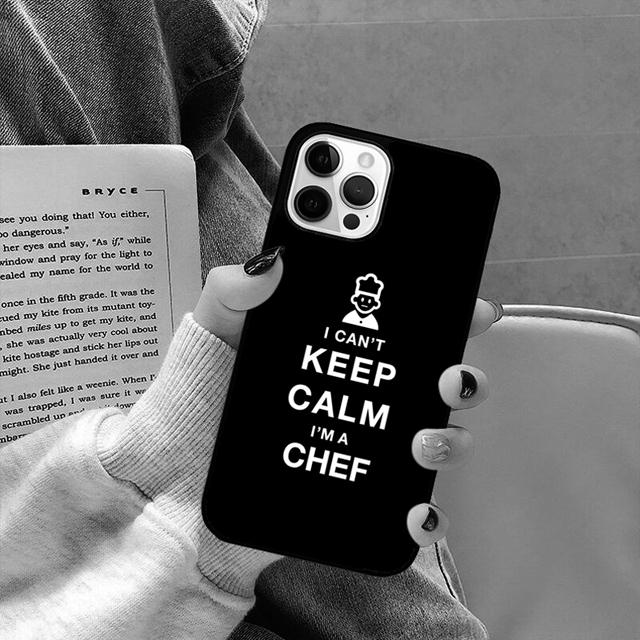 Kookchef Telefoonhoesje Achterkant voor iPhone 17 Air 16 15 14 13 11 12 Pro Max Plus Shell Coque