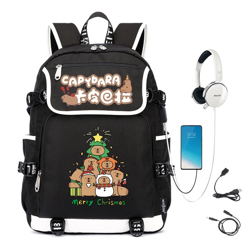 Creative Trend Printing Casual Children'S Schoolbag Large-Capacity Primary And Secondary School Student Backpack