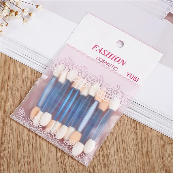Makyaj Far Eyeliner Sünger Dudak Fırçası Tek Kullanımlık Uygulayıcı Çift Taraflı Tekli Kozmetik Makyaj