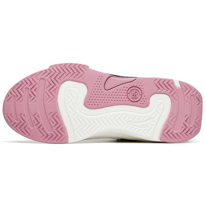 Anta G6 Soup 2.0 Low-Top Skateboard Shoes Women's White Black Sneakers 122218082-2