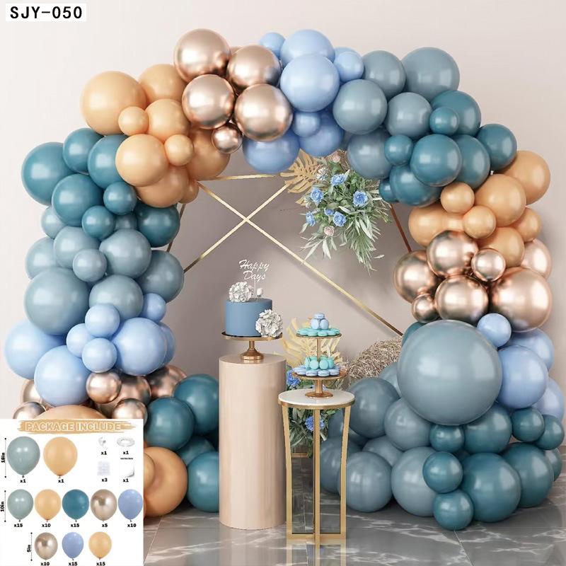 Birthday Balloon Chain Scene Arrangement Indoor And Outdoor Jungle Theme Decorative Props Background Balloon Chain Factory