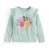 Of Girls' Long-Sleeved T-Shirts, Pure Cotton Girls' Bottoming Shirts, Cartoon Baby Pullovers, Shoulder Gauze Princess Children's Clothing for Girls