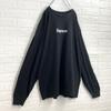 [USED] Rare XL Supreme Box Logo Long Sleeve T-Shirt (Black) worn by BTS Jungkook
