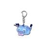 Anime Movie KPop Demon Hunters Derpy Tiger Acrylic Double-Sided Keychains Keyring Phone Chain Accessories Fans Gift