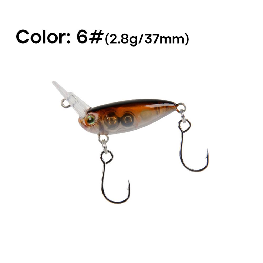 Fishing Lures 37mm 2.8g Crankbait Slow Sinking Artificial Hard Bait Wobbler Fishing Bait for Trout Bass Carp Fishing Accessories