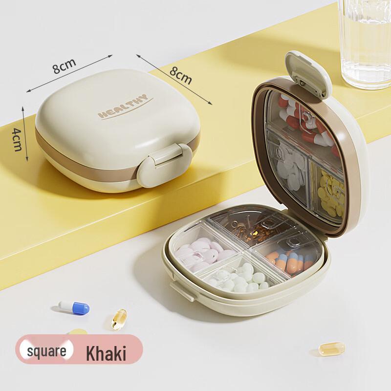 Portable Weekly Pill Organizer Set