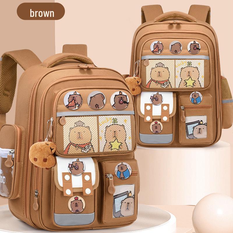 Σχολική Τσάντα Καπιμπάρα: Σακίδιο Πλάτης Μεγάλης Χωρητικότητας, Μειωμένου Βάρους για τις Τάξεις 1-6, Ιδανικό για Αγόρια και Κορίτσια