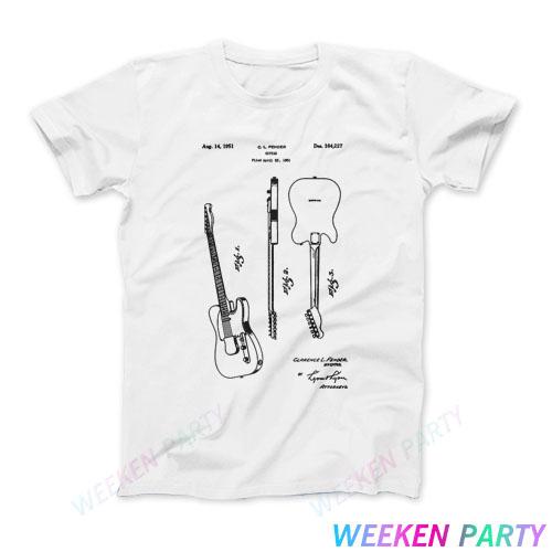 2025 T-shirts Are Selling Well In Summer Fender Guitar Original Telecaster Since 1951 Instrument Pure Cotton T-shirt
