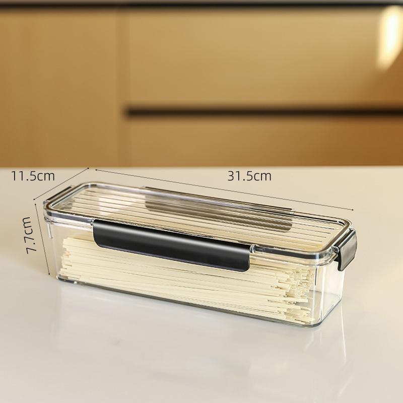 

Transparent Noodles Storage Box Sealed Moisture-proof Kitchen Sealed Storage Tank Large Capacity Multifunction Food Container