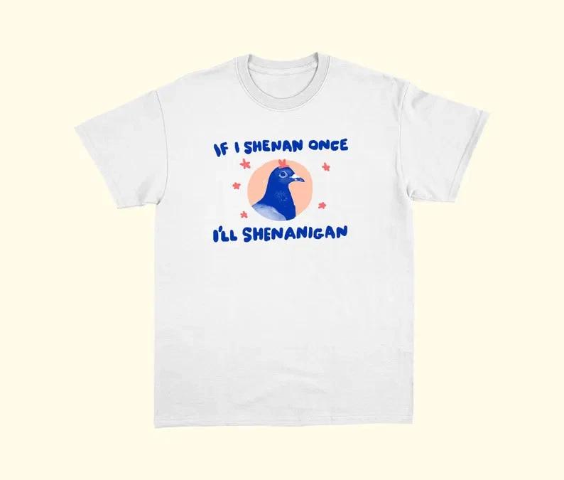 Shenanigan Funny Shirt Silly Quote Animal Graphic Tee 4XL