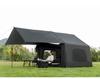 Mountain Guest 8+8 Flat Inflatable Camping Tent with Tarp for Outdoor Use
