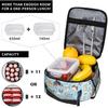 Insulated Lunch Box for Girls Kids Women Dog Lunch Box for Work,Picnic,School,Travel,Hiking,Beach or Fishing Polyester Pet Animal I Love Dogs And