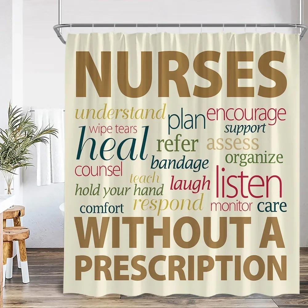 Modern Inspirational Quotes Shower Curtain Flower Butterfly Art Bathroom Decorative Polyester Fabric Bathtub Curtain