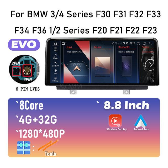 

Автомобильный видеоплеер Радио GPS Навигация Система EVO Для BMW 3/4 Серии F30 F31 F32 F33 F34 F36 1/2 Серии F20 F21 F22 F23