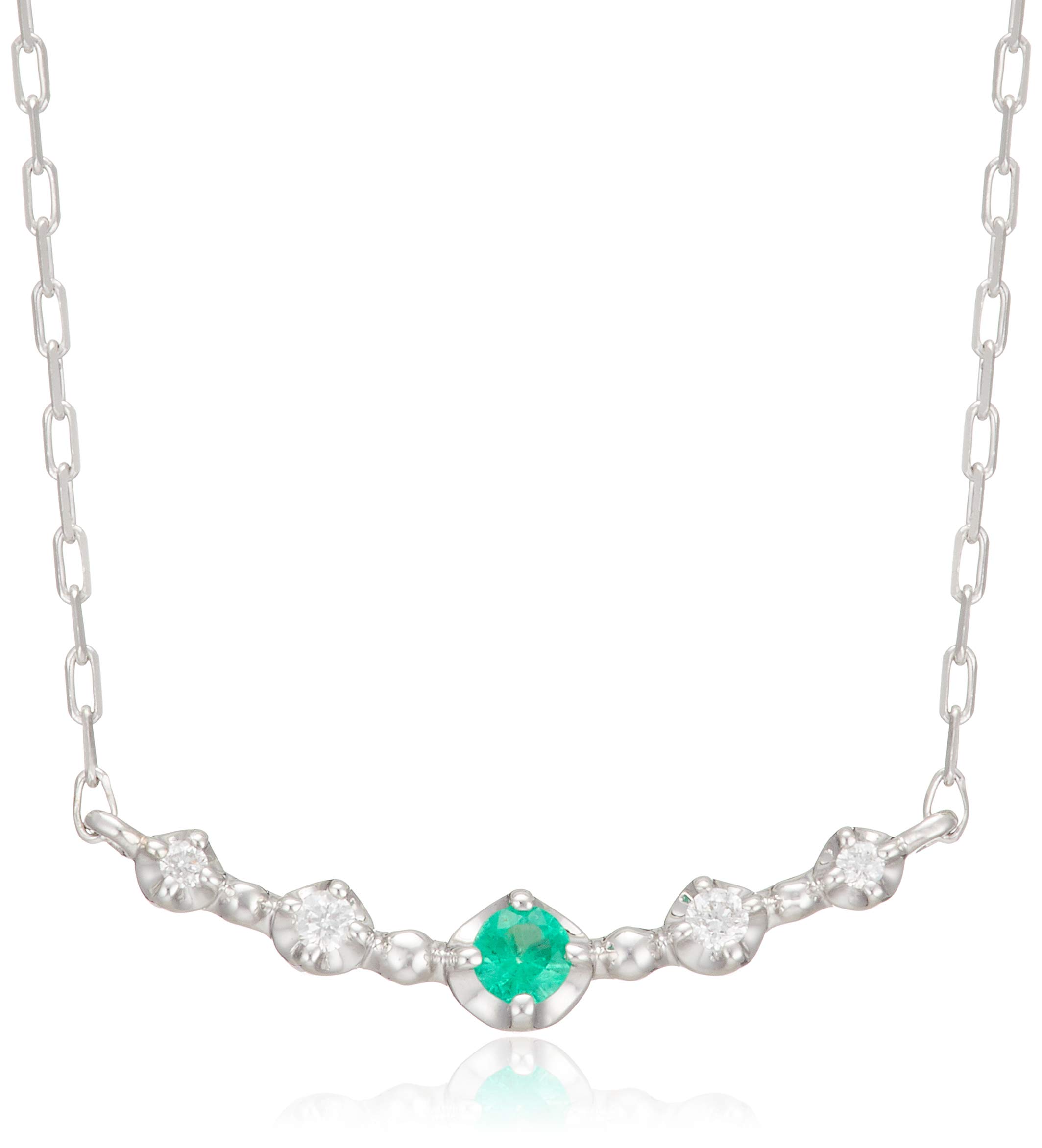 

K10 White Gold Necklace [Yondo Sea] (WG) 11182-612-3218-00-00 Women s
