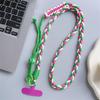 Colorful Braided Crossbody and Anti-Lost Adjustable Strap for Girls - Keychain and Mobile Phone Hanging Rope