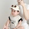 Removable Glasses Baby Hat Baby Boy Mesh Baseball Hat Korean Style Fashionable Toddler Spring Baby Girl Baseball Cap