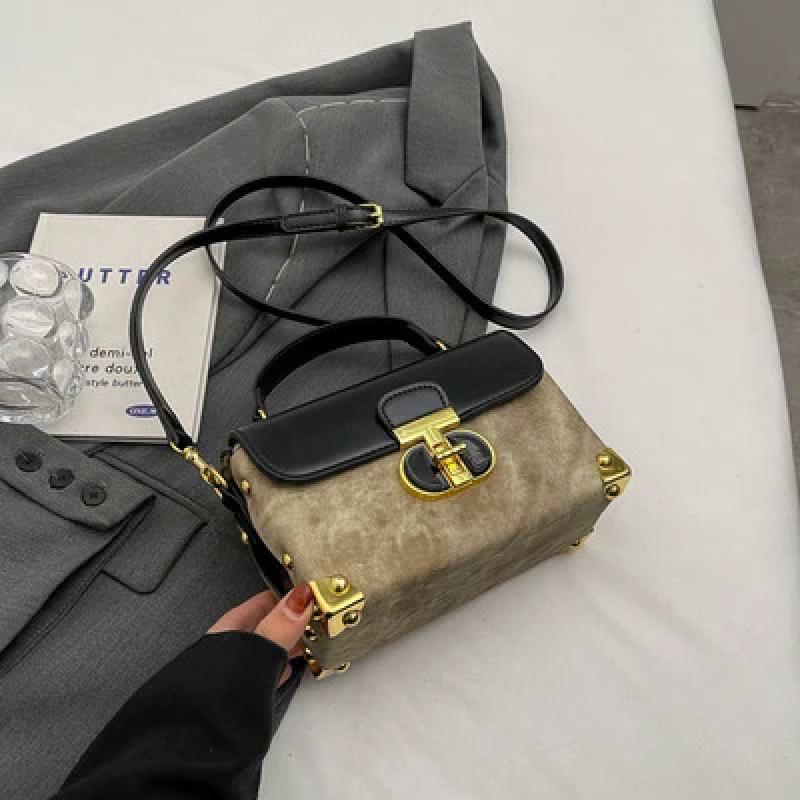 Luxury Designer Box Square Crossbody Bag For Women 2024 New Brand High Quality PU Tote Bag Fashion Giils Mini Handbag