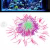 Aquarium Decoration Soft Silicone Artificial Coral Plant Fish Tank Ornament AccessoryPink