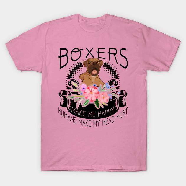 T Shirt Women Boxers Make Me Happy Shirt Harajuku Print Kawaii Tshirt Summer Short Sleeve Female T-Shirt Top Tee