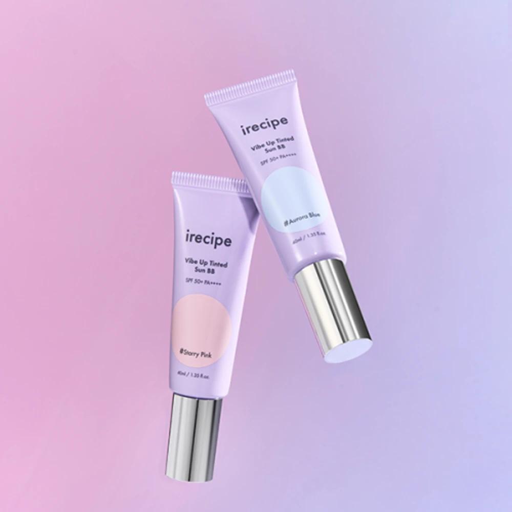 [N-Mix Jiwoo PICK] [2 Pack] Eye Recipe Vibe Up Tinted Sun BB Cream 40ml + 40ml