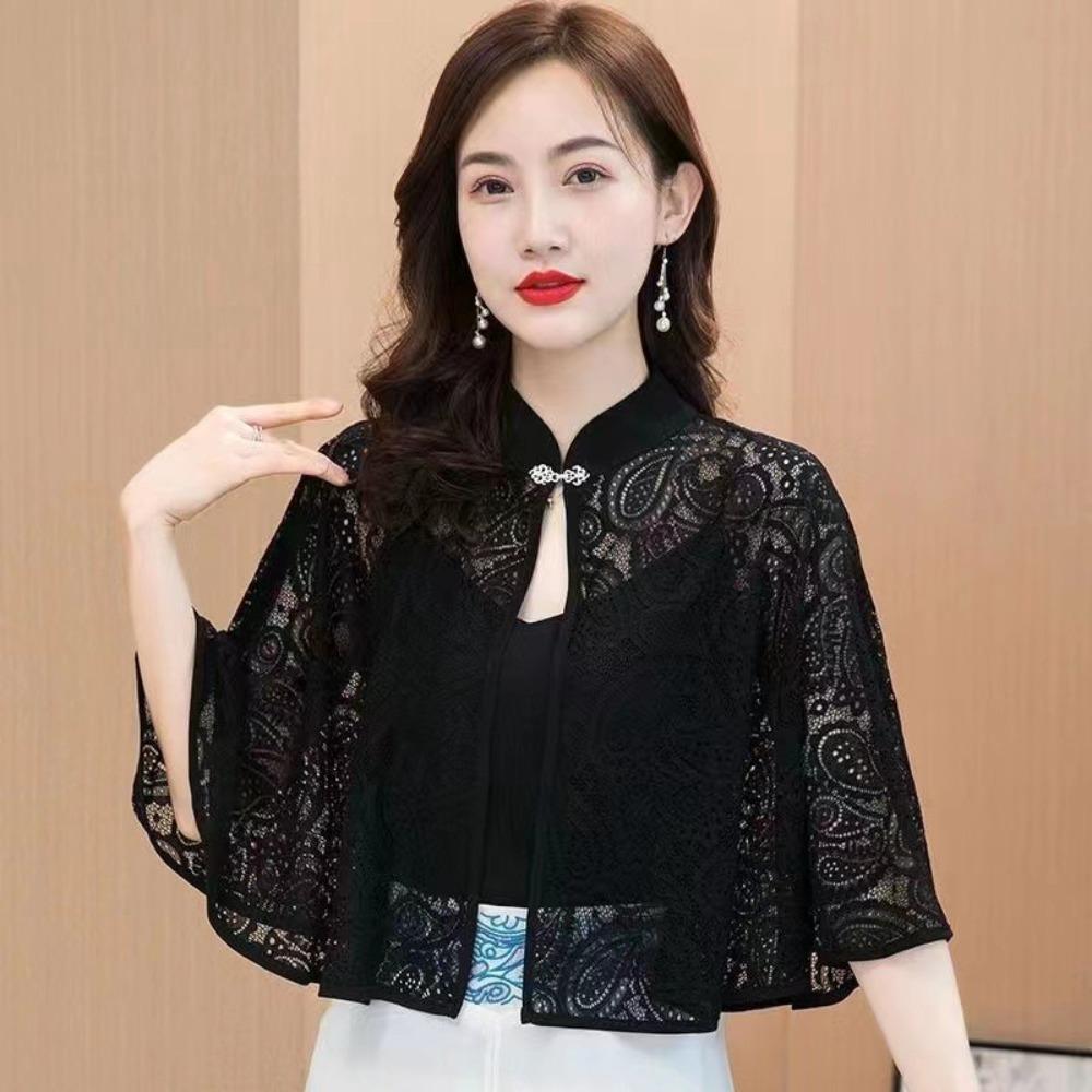 Protection Cervical Spine Spring Summer Shawl Lace Evening Prom Cape False Collar  Women Lady Girl