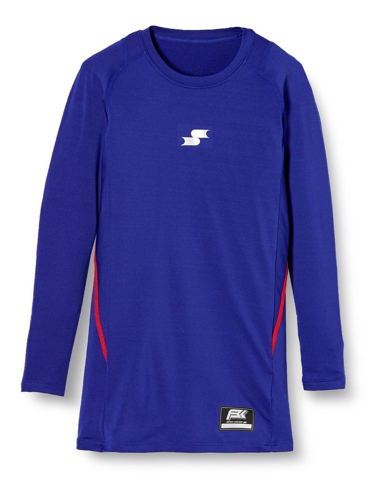 SSK Junior Soft Undershirt SC Heat-Storing Low-Neck Long-Sleeve