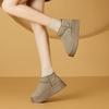 Winter Suede Thick-Sole Snow Boots Fleece-Lined Thickened Cotton Boots Casual Cotton Boots