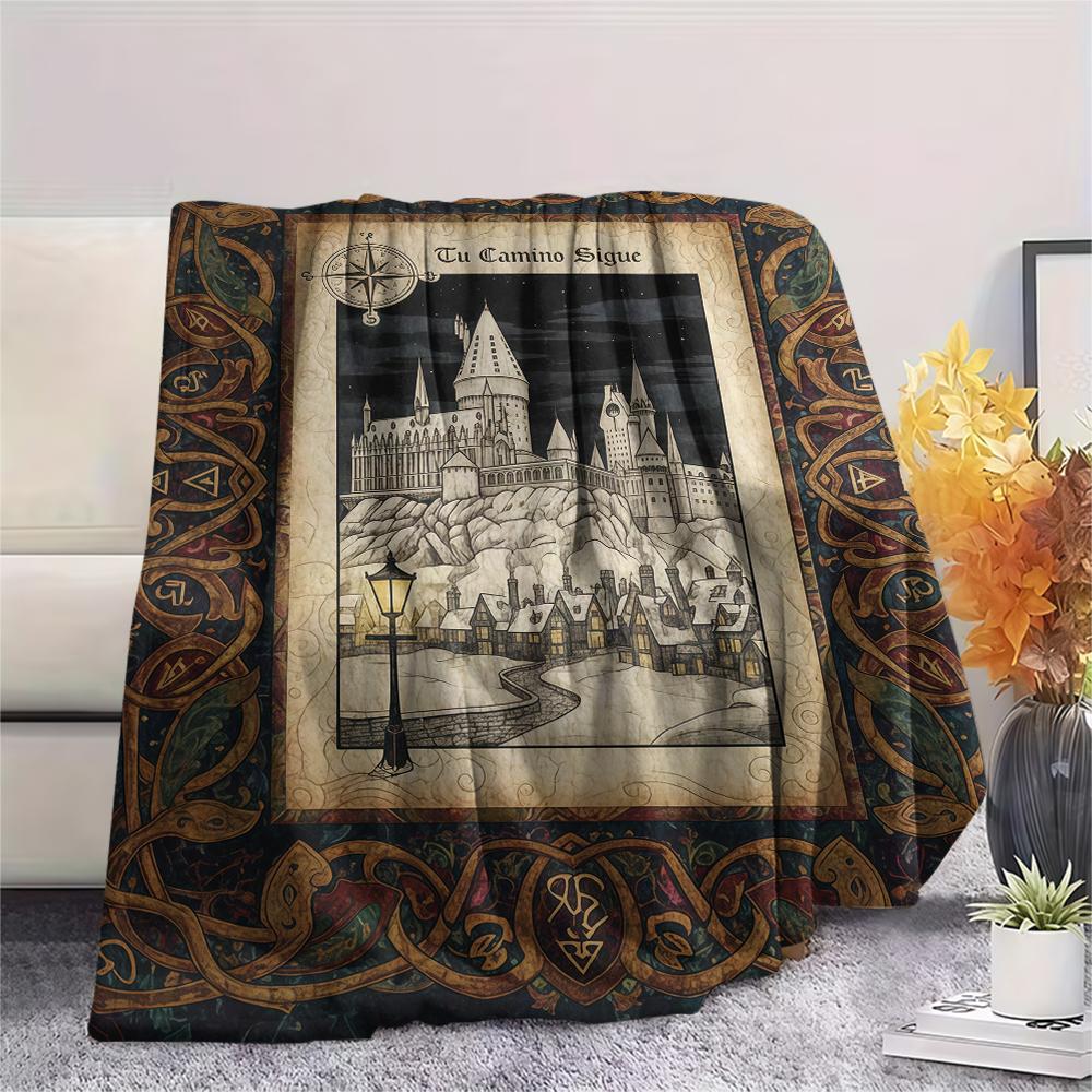 1 Stück Flanelldecke mit Cartoon-Druck, Hohe Qualität, Bequem für alle Jahreszeiten, Heimdekoration, Wärme und Komfort, Perfekt als Weihnachts- oder Geburtstagsgeschenk