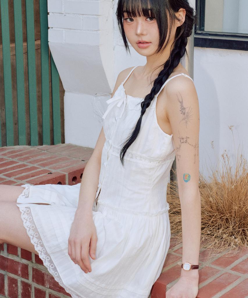 ZEROPLANET Lucia Sleeveless Mini Dress [White]