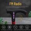 Smart Multi-Functional Telescopic Cane with Radio, Non-Slip Grip, LED Light, and Four-Legged Aluminum Alloy Base for Seniors.