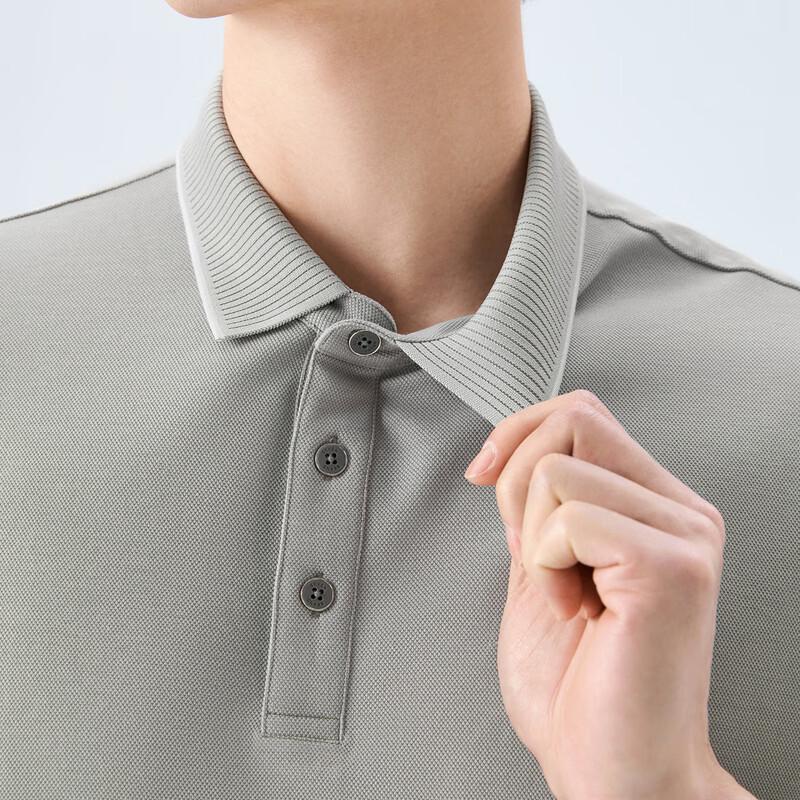 Seven Men's Silk Blend Pique Polo Shirt