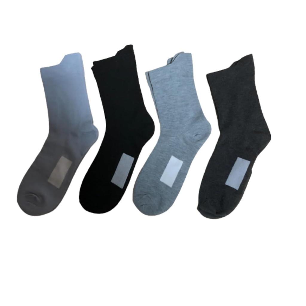 yuaseiharu Mens socks nursing care can write name alleviates pressure no elastic tongue cotton blend gentlemens assorted 4 pairs set 2527cm
