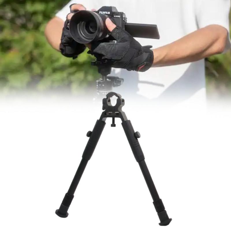 Generic Camera Bipod Aluminum Alloy Compact Support For Outdoor Photography And Telescope Use