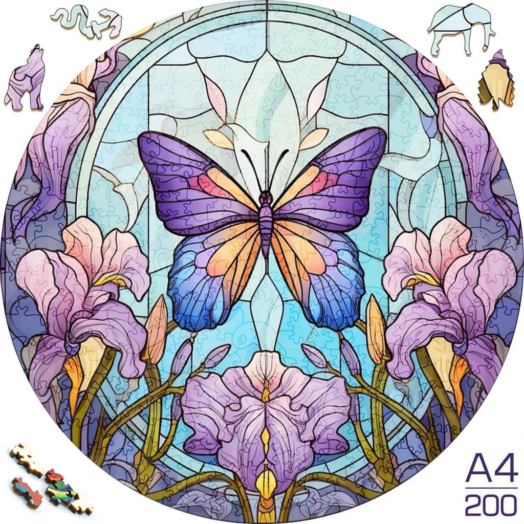 Non-Toxic Moon A3/A4/A5 Size Wood Jigsaw Puzzle With For Adults Children Not Common Shape A Gifts For Parent-Child Games And Family Fu