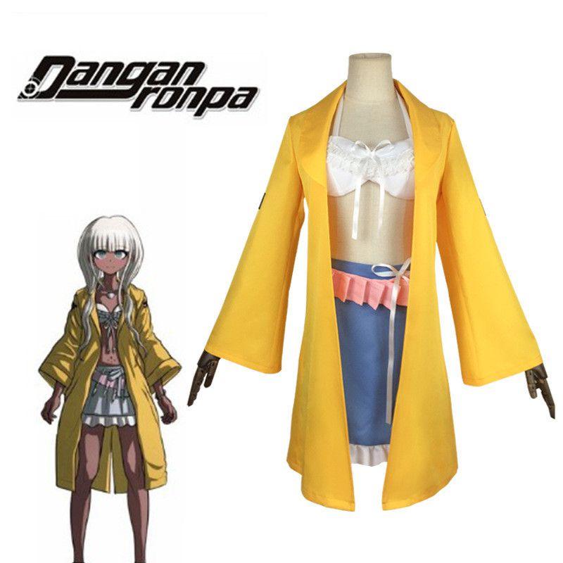 Danganronpa V3 Angie Yonaga Cosplay Costume With Exquisite Workmanship Coat Skirt Wig