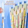 35PCS/Box Creative Plastic Pencil Cap Solid Color Transparent Pencil Protective Case Pencil Nib Protective Cover School Office