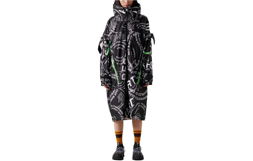 Adidas X Stella McCartney Jackets Women's Black Hooded Moderate Other HT1099