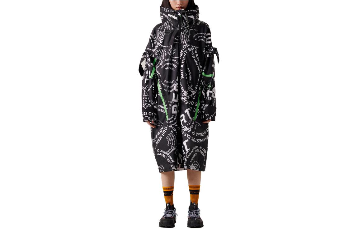 Adidas X Stella McCartney Jackets Women s Black Hooded Moderate Other HT1099 S
