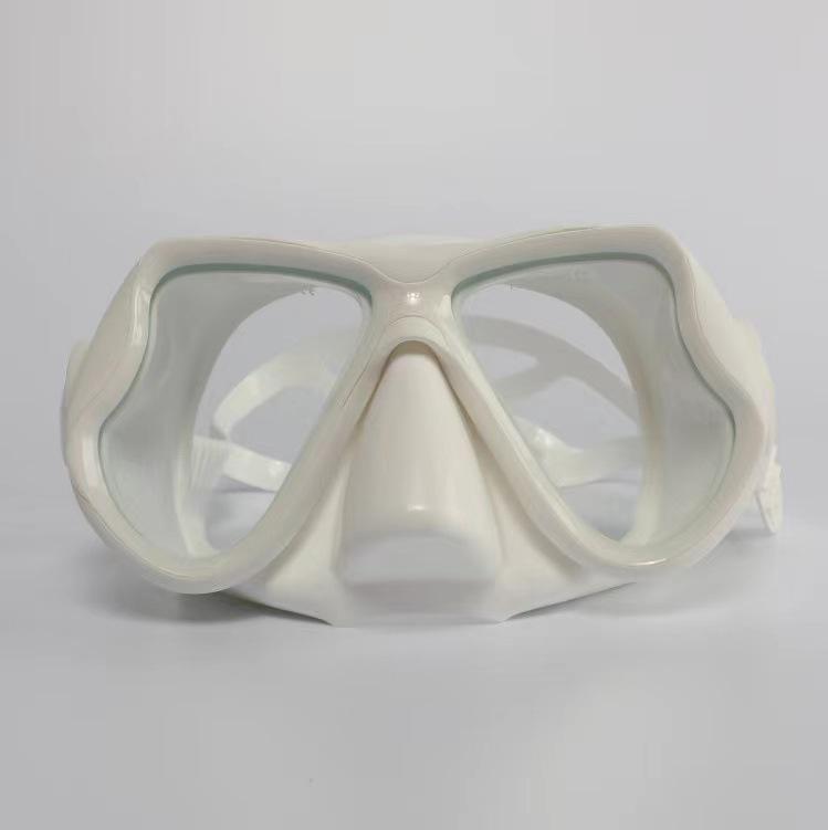 1900 Adult Snorkel Mask with Tempered Glass and Myopia-Compatible HD Anti-Fog Lens