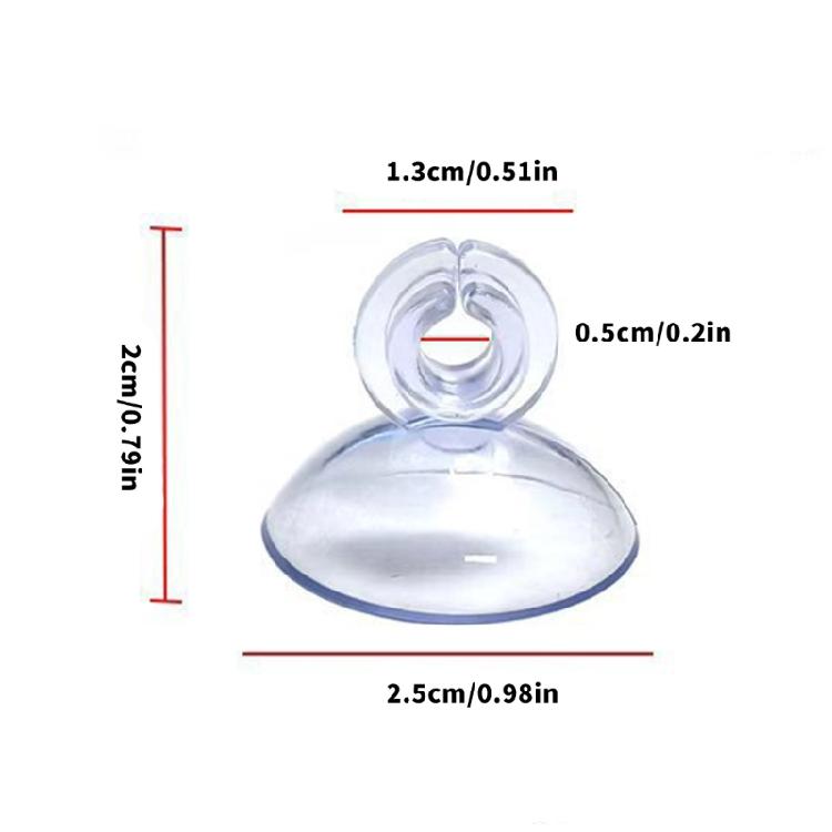 Pack of 40 Strong Mini Suction Hooks for Light Chain Featuring Easy Application High Durability Perfect Decors Solution