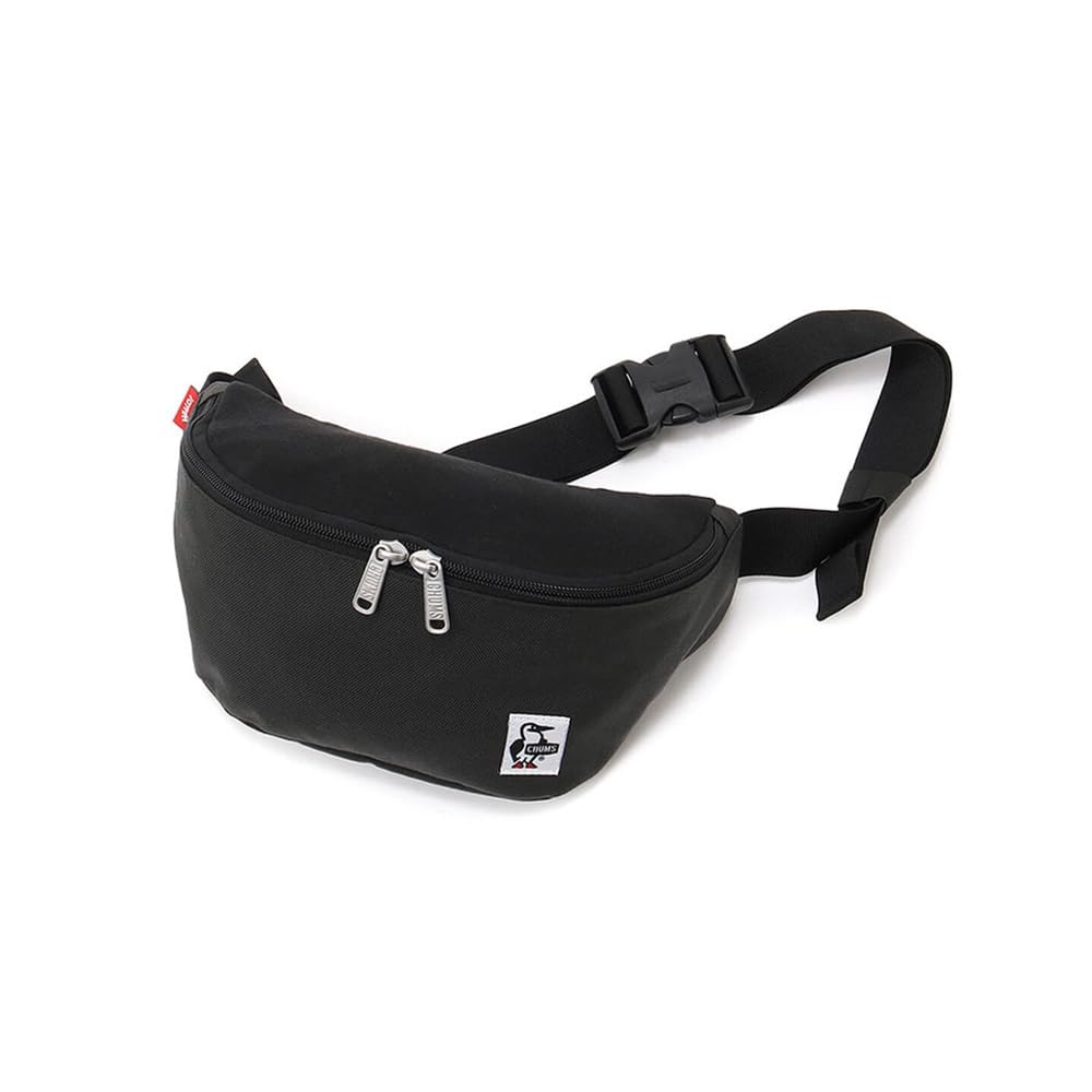 

Mini Waist Bag Sweat Nylon [Chums] Men s CH60-3624 Black/Charcoal