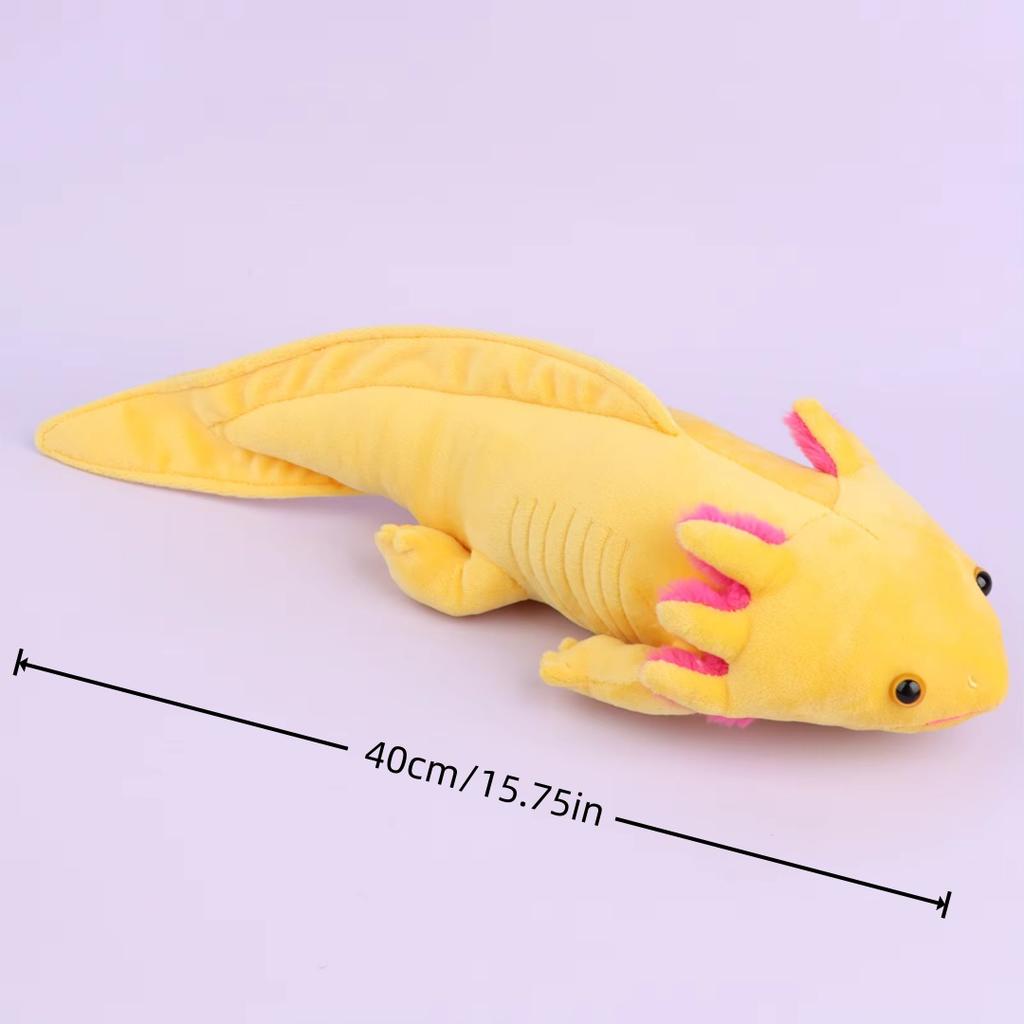 Roztomilý barevný plyšový axolotl Rozkošná Kawaii salamandra Plyšová zvířátka Měkký mačkací plyšák Dárek Pro dětský pokoj Dekorace