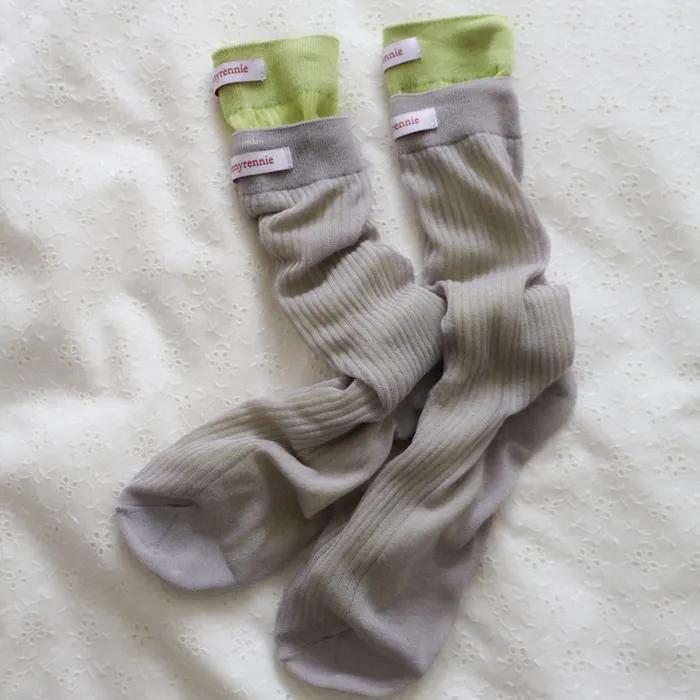 [2-pack] SUMMER SHEER SOCKS - Summer Sheer Layered Socks 2-Pair Set