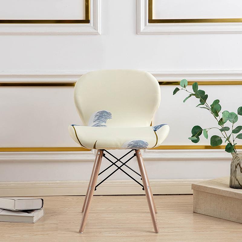 

Modern Simple Four Seasons Printed Chair Cover Household Elastic Curved Butterfly Chair Cover Finished Product Butterfly Chair