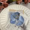 Cloth Flower Shark Clip Denim Bohemian Style Hairpin Cute Butterfly Orchid Hair Clip  Seaside
