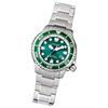 Citizen Promaster Light Powered Quartz Movement Stainless Steel Strap Watch Men's Watches Green BN0158-85X