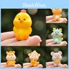 Animal Resin Miniatures Zodiac Themed Desktop Ornaments With Handmade Craftsmanship